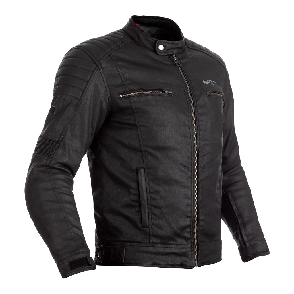 RST Brixton Wax Textile Jacket - Black