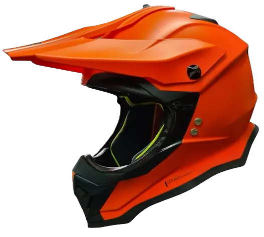 Nolan N53 MX Helmet Plain - Matt Orange