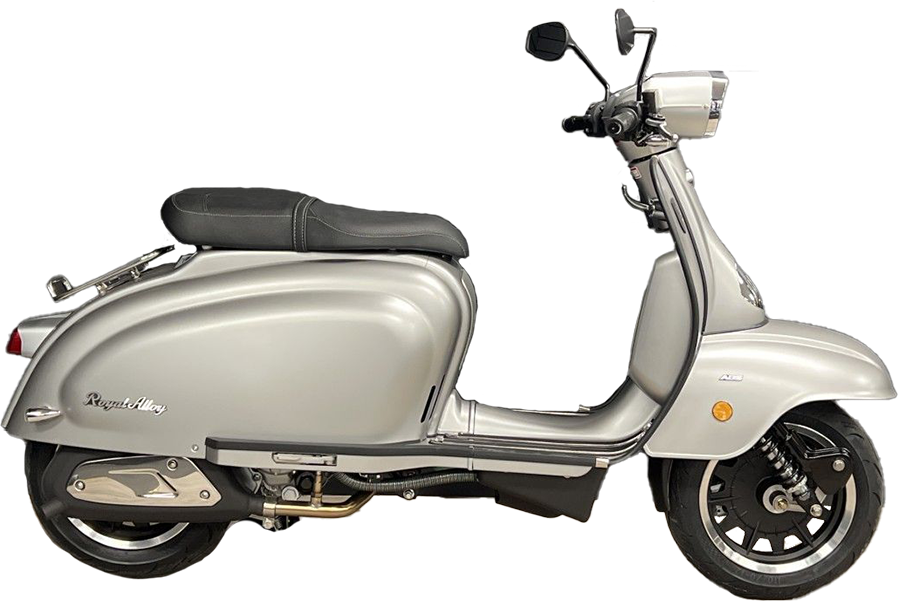Royal Alloy TG 125cc AC CBS Silver
