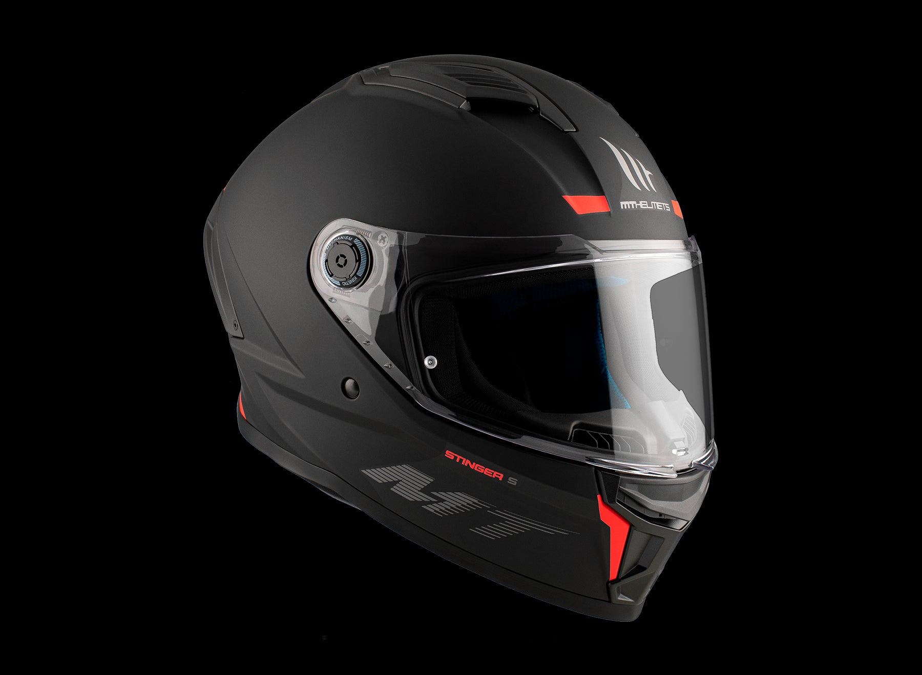 MT Stinger 2 Full Face Helmet - Matt Black