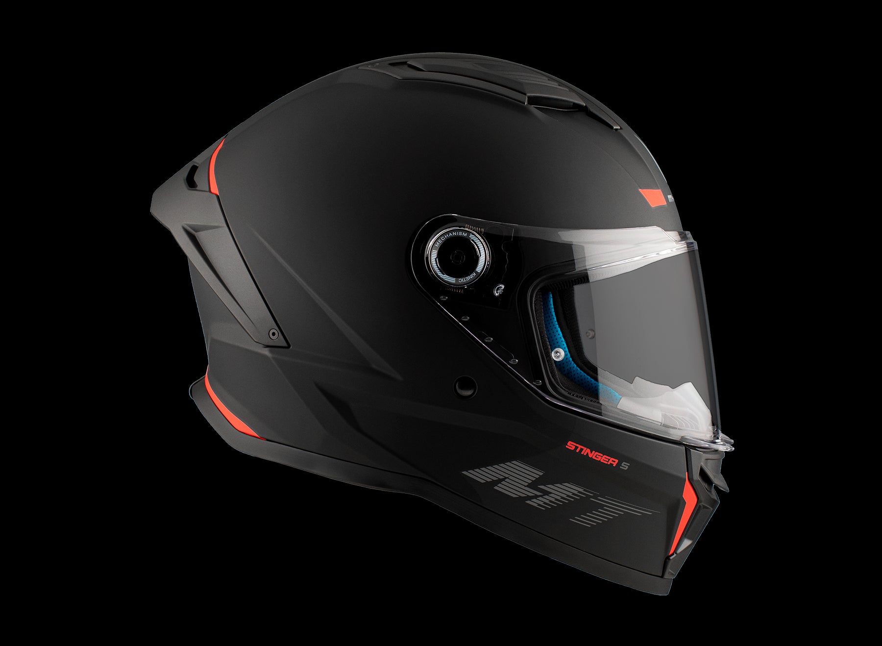 MT Stinger 2 Full Face Helmet - Matt Black