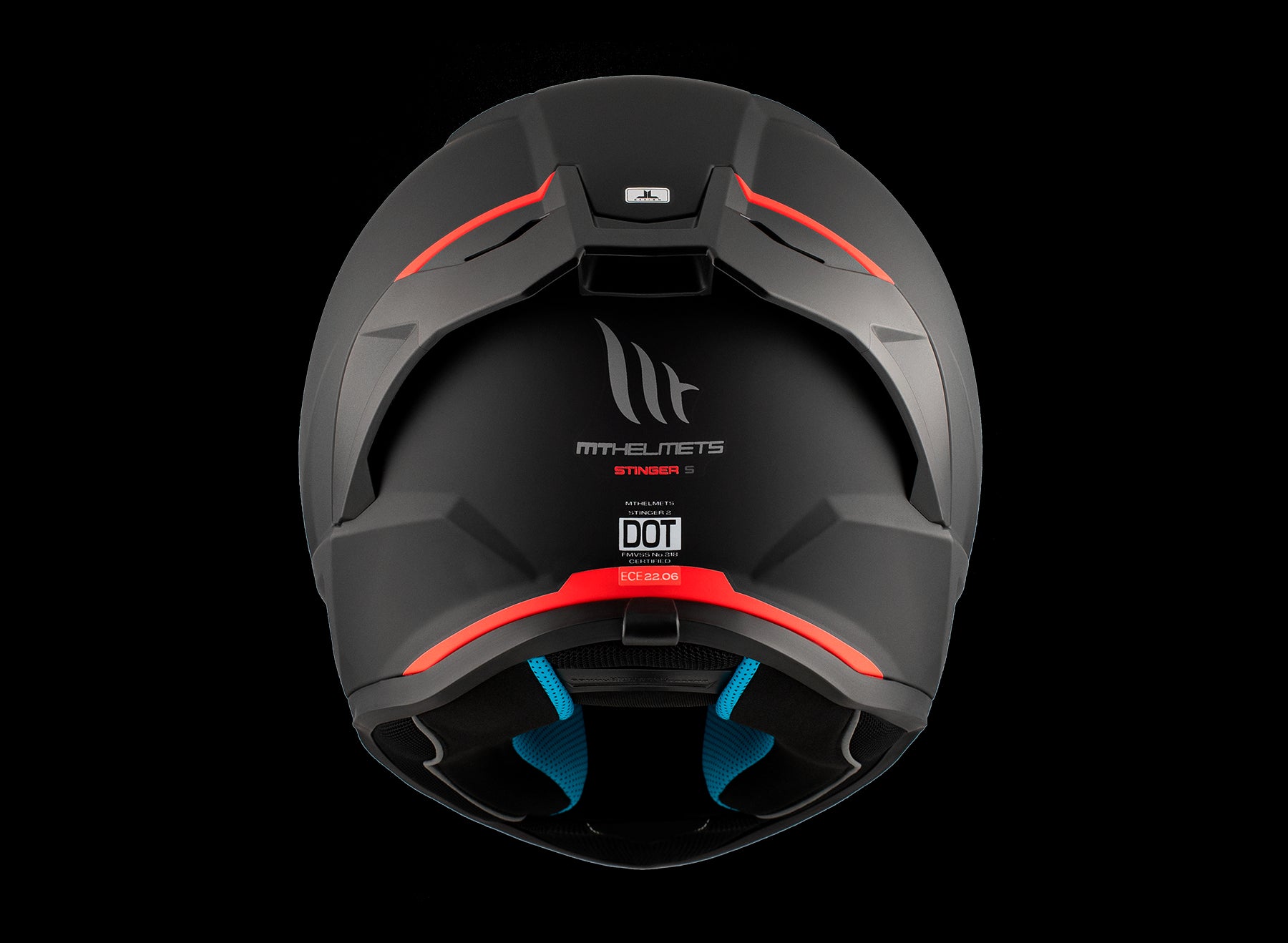 MT Stinger 2 Full Face Helmet - Matt Black