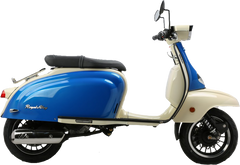 Royal Alloy TG 125cc AC CBS Ultra Blue/Ivory [PRE REG]