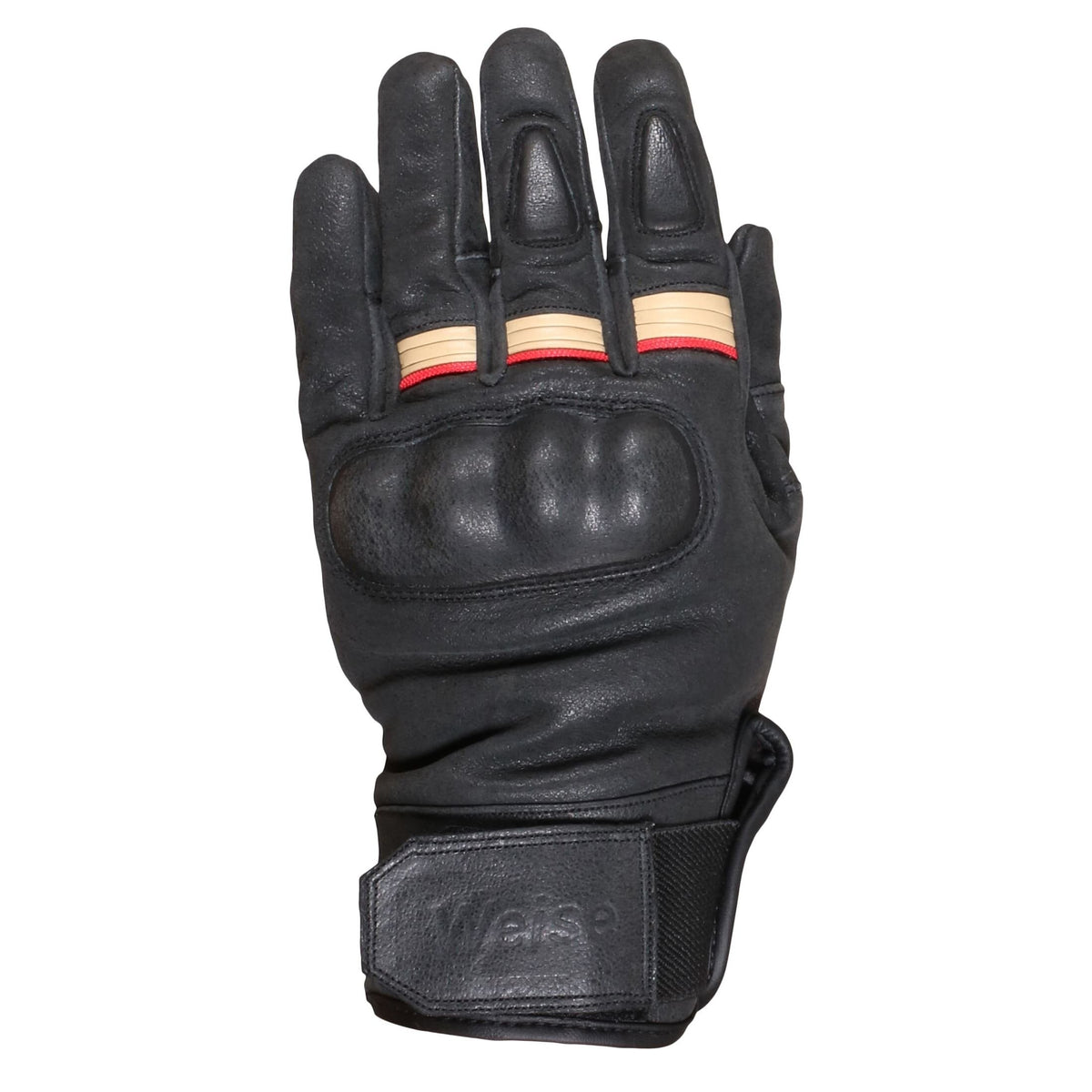 Weise Detroit Men's Motorcycle Gloves - Black
