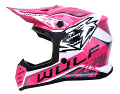 Wulfsport Air-X Kids MX Helmet - Pink